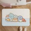 IP-MamegomaS Floor Mat Soft Non-Slip Bath Mat, Bedside Carpet, Absorbent Doormat for Home