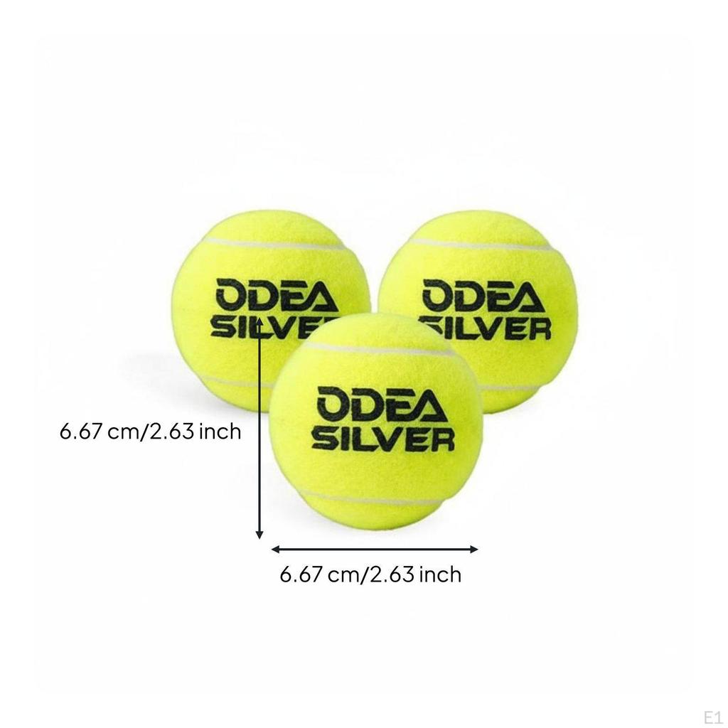 60 Pieces Pressureless Training Tennis Balls Ball Machine Compatible