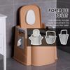 2 Colors Portable Toilet Seat Old Pregnant Woman Home Bath Indoor Potty Commode 23 X 22 X 20Inch