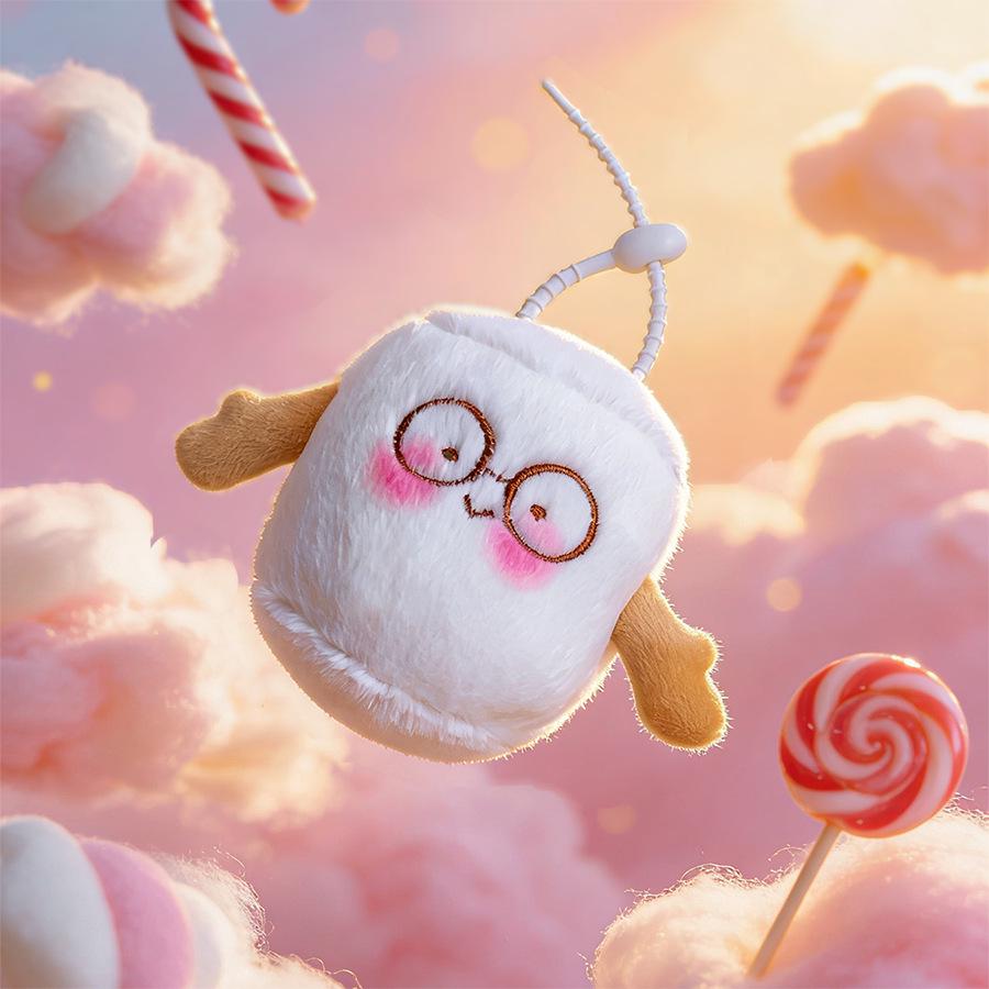 Kreatywny Pluszowy Wisiorek Jedzeniowy: Lalka Ciasto, Bagietka, Rogalik - Zabawny Prezent na Ukończenie Szkoły