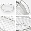 This Stainless Steel Steaming Basket Makes It Easy To Steam Food In a Frying Pan. This Compact, Compact Basket Is Perfect for Steaming Vegetables, Dee
