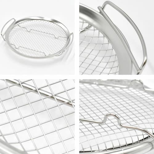 This Stainless Steel Steaming Basket Makes It Easy To Steam Food In a Frying Pan. This Compact, Compact Basket Is Perfect for Steaming Vegetables, Dee