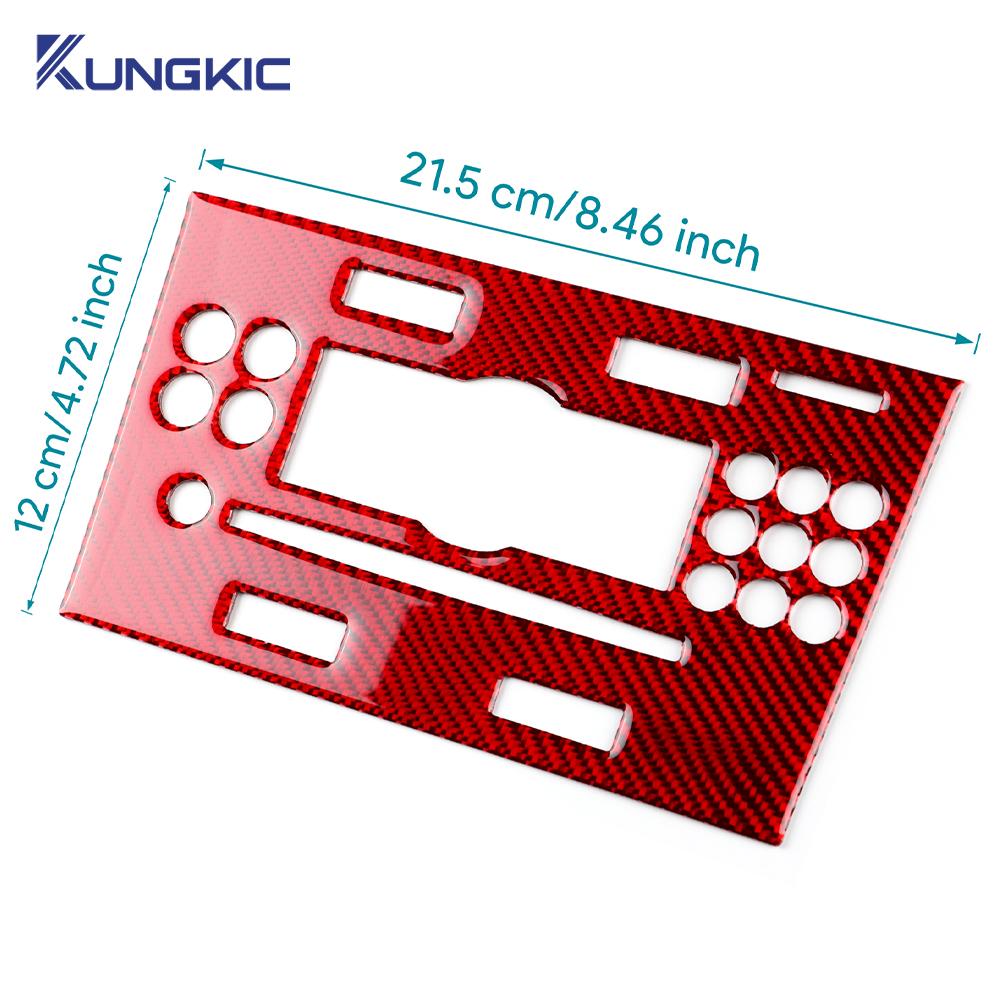 Echter Weicher Kohlefaseraufkleber Für Vauxhall Opel Astra H MK5 2004 2005 2006 2007 2008 2009 2010 LHD RHD Auto CD AC Rahmen Panel