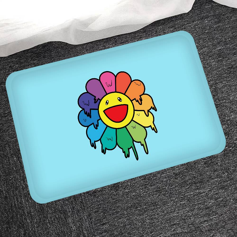 

T-Takashis M-Murakamis Cartoon Floor Carpet Nordic Style Home Doormat Bathroom-Toilet Mats Bedroom Hotel Decor Mat 40x60cm