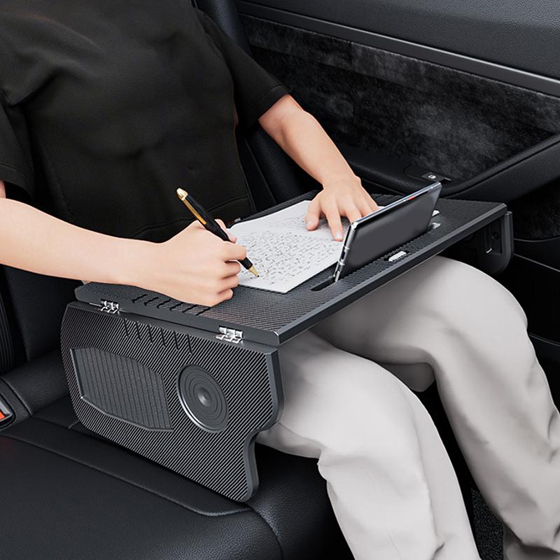 Car Laptop Desk Stand Foldable Anti-Slip Food Tray Eating Table Travel Tray Desk Diverse Functions For Modely / Model3