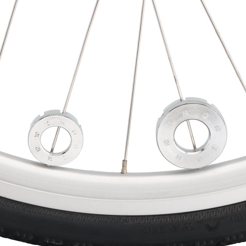 Bike Spoke Nipple Wrench Portable Hand Bicycle Wheel Rim Adjuster Spanner 8 Way Durable MTB Repair Tool Cycling Accessories