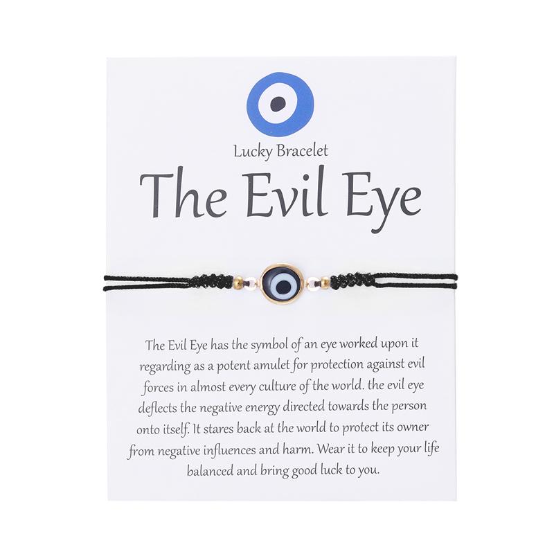 Handmade Trendy Boho Turkish Evil Eye Bracelet For Women Men Red Rope Woven Gothic Zircon Party Christmas Lucky Gift