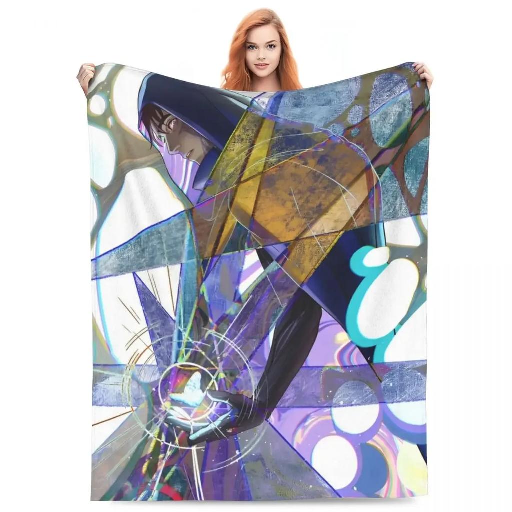 Arcane Viktor Spiel Flanelldecke Weich Warm Bettwäsche Überwürfe für Heimdeko Camping Druck Tagesdecke Sofa Bettüberwurf