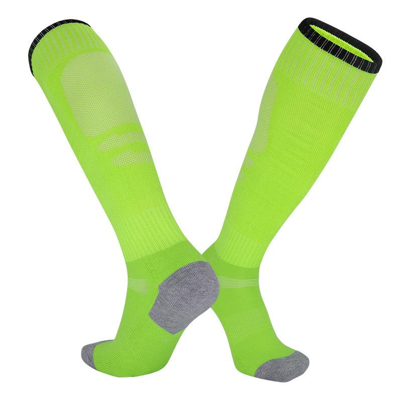 Mens High Tube Professional Football Socks Mens Towel Bottom Athletic Socks Childrens Knee Breathable Long Tube Socks