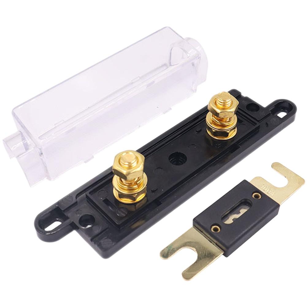 

Radio Fuse Holder Car Fuse Holder Polycarbonate Outer Shell Impact-resistant Design Versatile Automotive Fuse Kit 60A