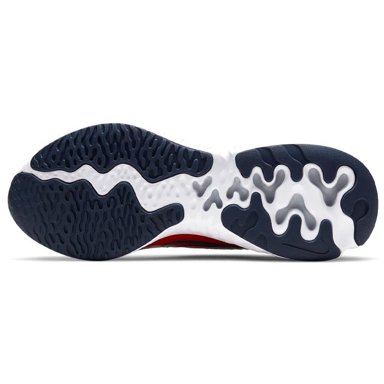 Nike Renew Run 2 Pure Platinum Chile Red Men Sneakers Grey Wolf-Grey Deep-Ocean CU3504-008