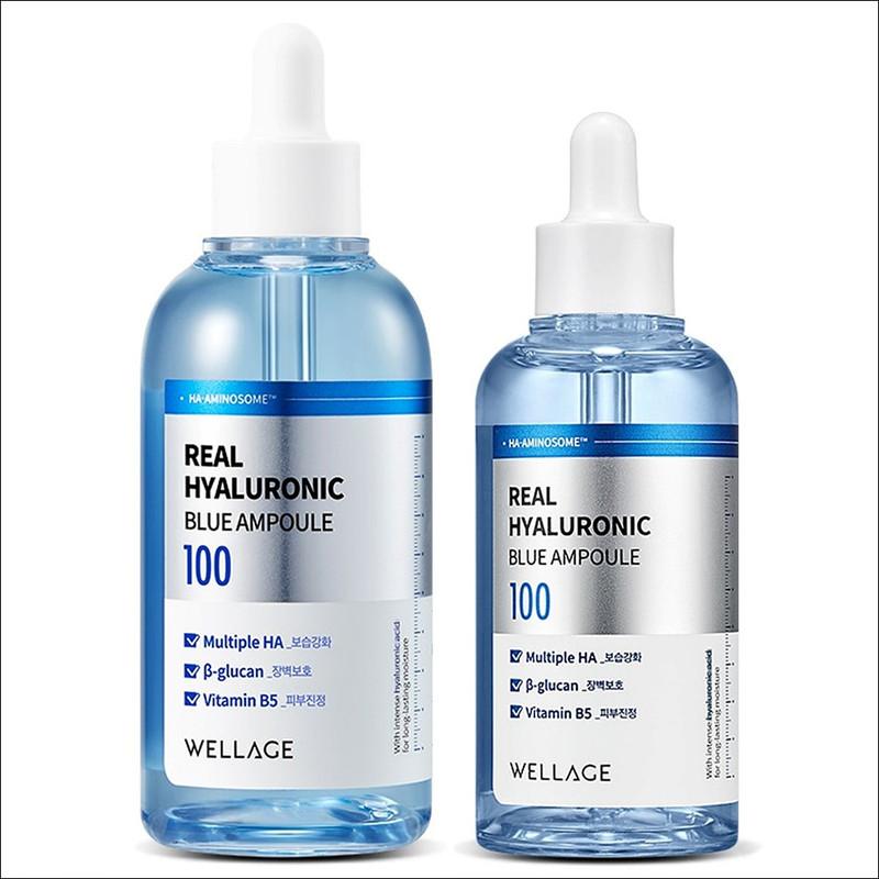 

WELLAGE Real Hyaluronic Blue Ampoule 100 мл + 75 мл 100ml + 75ml