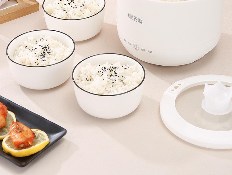 Smart Single-Serve Mini Rice Cooker for Steaming and Cooking Porridge