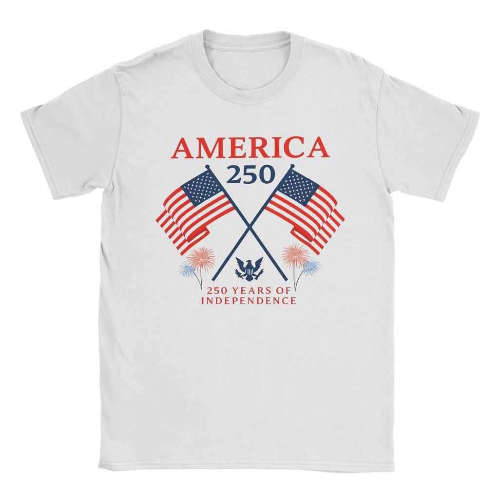 Eagle Flag 250 Years 17762026 250Th Happy Birthday USA Outfit Unisex T Shirts Cotton Tee New Arrival Tshirt Clothing