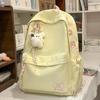 Schoolbag Korean Ins Letter Embroidery Lightweight Junior High School High School Student School Bag Women's Large Capacity Backpack