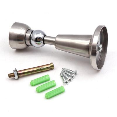 Door Hold Open Silver Magnetic Soft Catch Holder Toilet Door Stops Door Stopper Home Hardware Catch  Floor