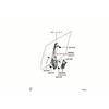 Rear Left Door Window Regulator Assembly For Pajero Montero V93W V95W V97W V98W 5743A089 MN167273 (5 Door Version Left Rudder)