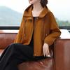 Spring & Autumn Hooded Windbreaker for Middle-Aged and Elderly Women - Plus Size Jacket, Perfect Mother’s Day Gift