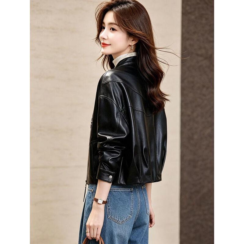 D.F.DEAR Women's Short Zipper Pocket Jacket