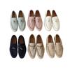 High-Grade Sheepskin Wear-Resistant Casual Loafer Shoes Couple's Loafers Customizable Colors Available A040224