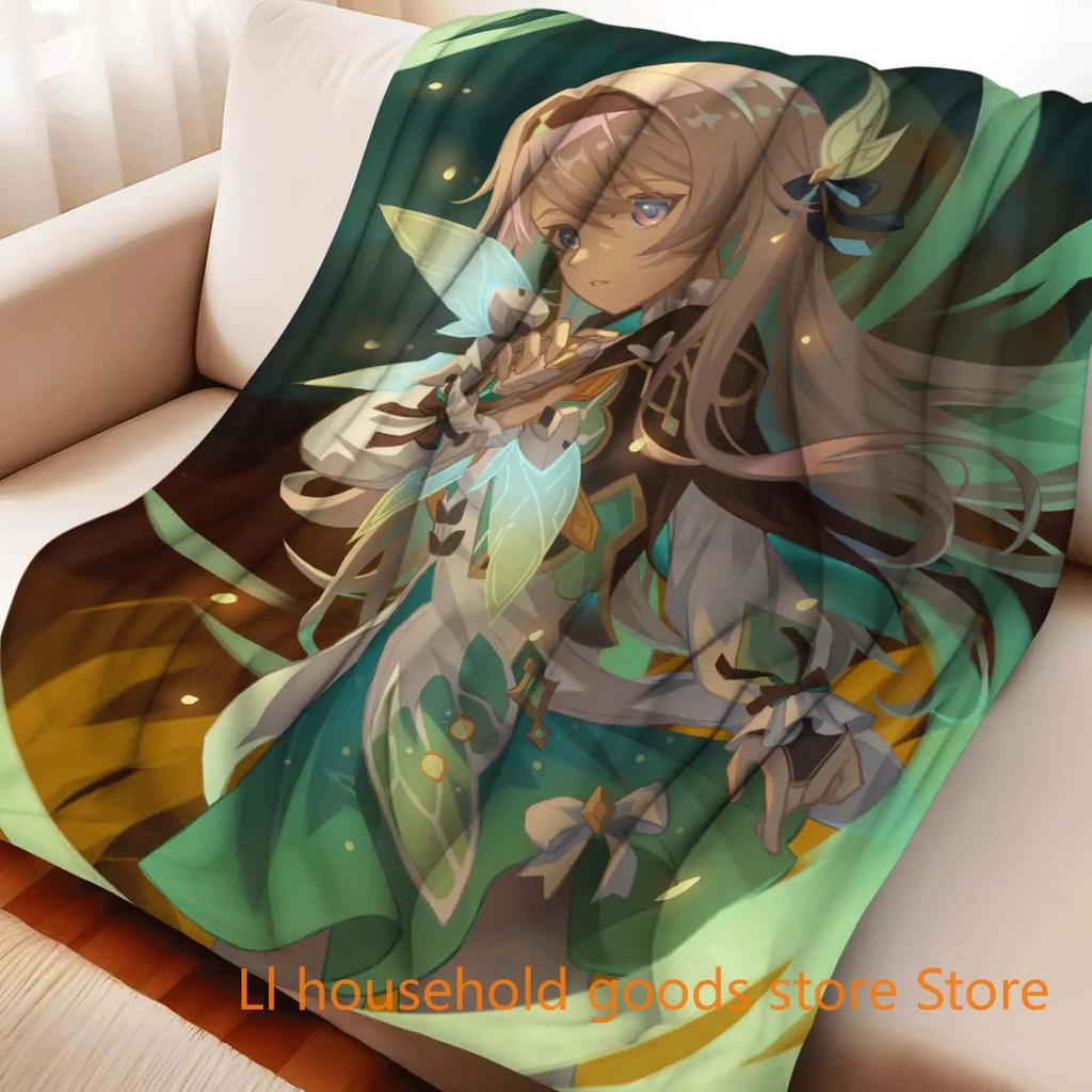 Ultra Soft Anime Flannel Throw Blanket for Cozy Relaxation Perfect for Watching TV or Sleeping