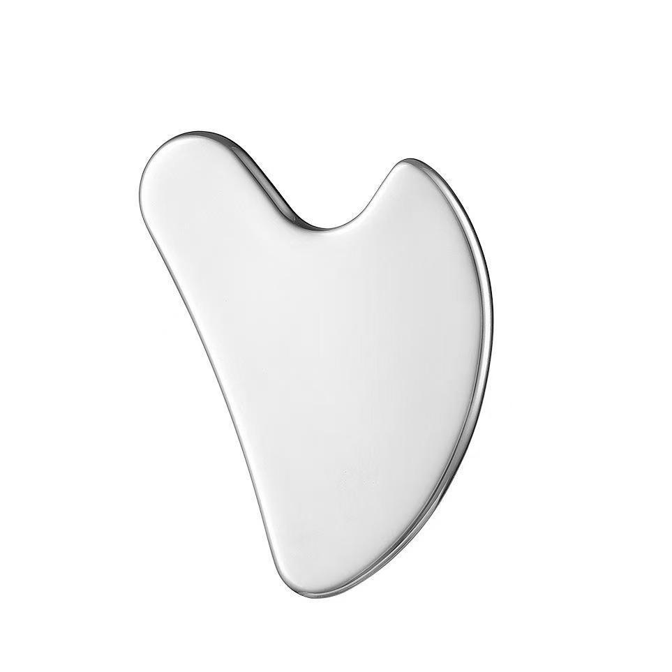 Stainless Steel Heart-Shaped Gua Sha Facial & Body Massage Tool