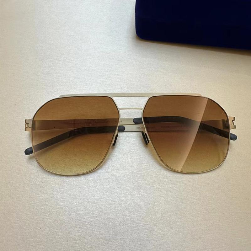 

ГЕРМАНИЯ, очки из нержавеющей стали, стальные лезвия, элитные брендовые солнцезащитные очки, креативные отличительные мужские ультралегкие и тонкие очки