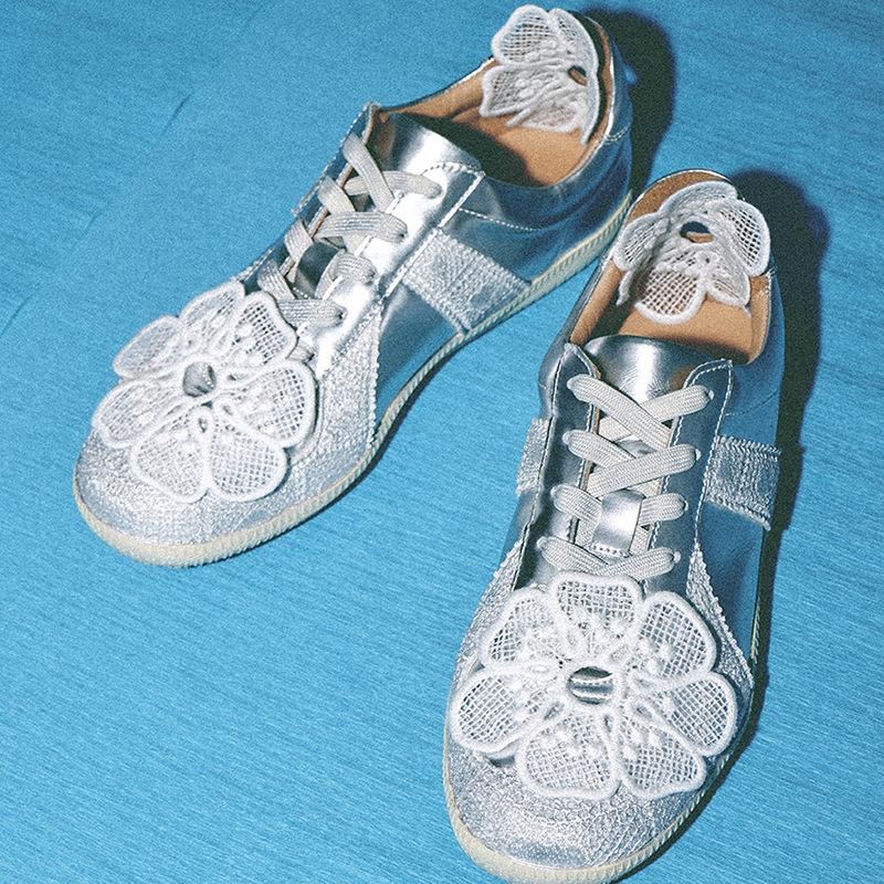 

Grape mother studiolee classic round head thick sole color matching board shoes horse leather cashmere casual moral training shoes women s sp 39 серебряный