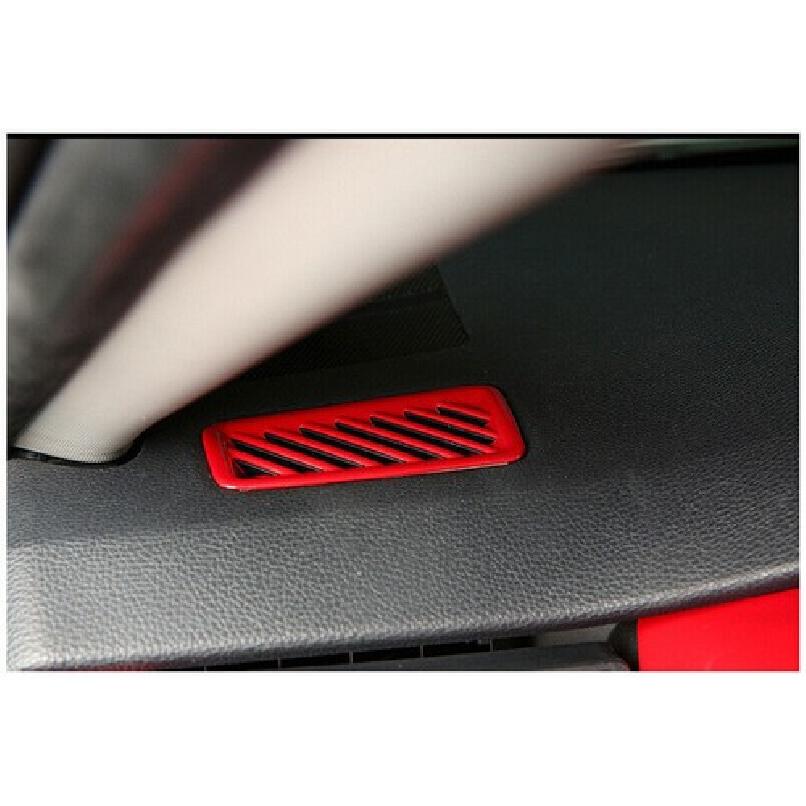 For Toyota RAV4 - Glossy Red trument L&R Air Outlet Vent Frame Trim