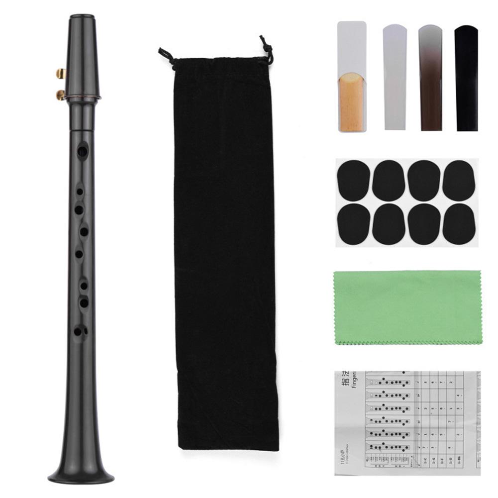 

Pocket Saxophone Mini Sax with Alto Mouthpiece Ligature Reeds Dental Pads Carrying Bag Saxophone Woodwind Instrument