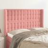 VidaXL Headboard with Ears Pink 147x16x118-128 Cm Velvet3120067