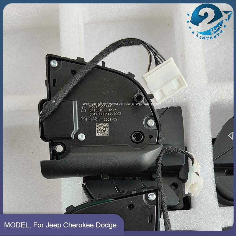 1PCS Car Steering Wheel Cruise Control Switch Button For Jeep Grand Cherokee 2016-2019 For Dodge Charger Challenger 2016-2018