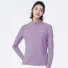 Outdoor Couple Stand Collar Long Sleeve Performance T-Shirt