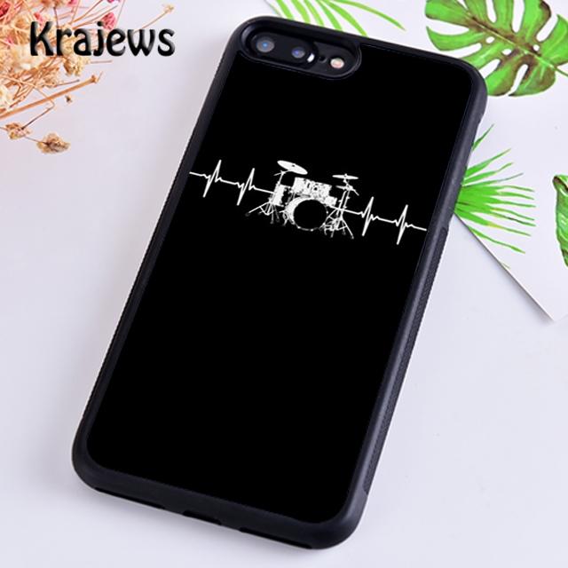 Krajews Musikinstrument Trommel Handyhülle Cover Für iPhone 14 5 6s 7 8 plus X XR XS 11 12 13 pro max Samsung S21 S22 ultra Plus