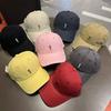 Ins Letter Embroidery Baseball Cap Women's Summer Hat Big Head Circumference Sunshade Cap Trendy Face Small Hat