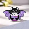Purple Witch Hat Lapel Pin Creative Novelty Brooch for Costume Accessory