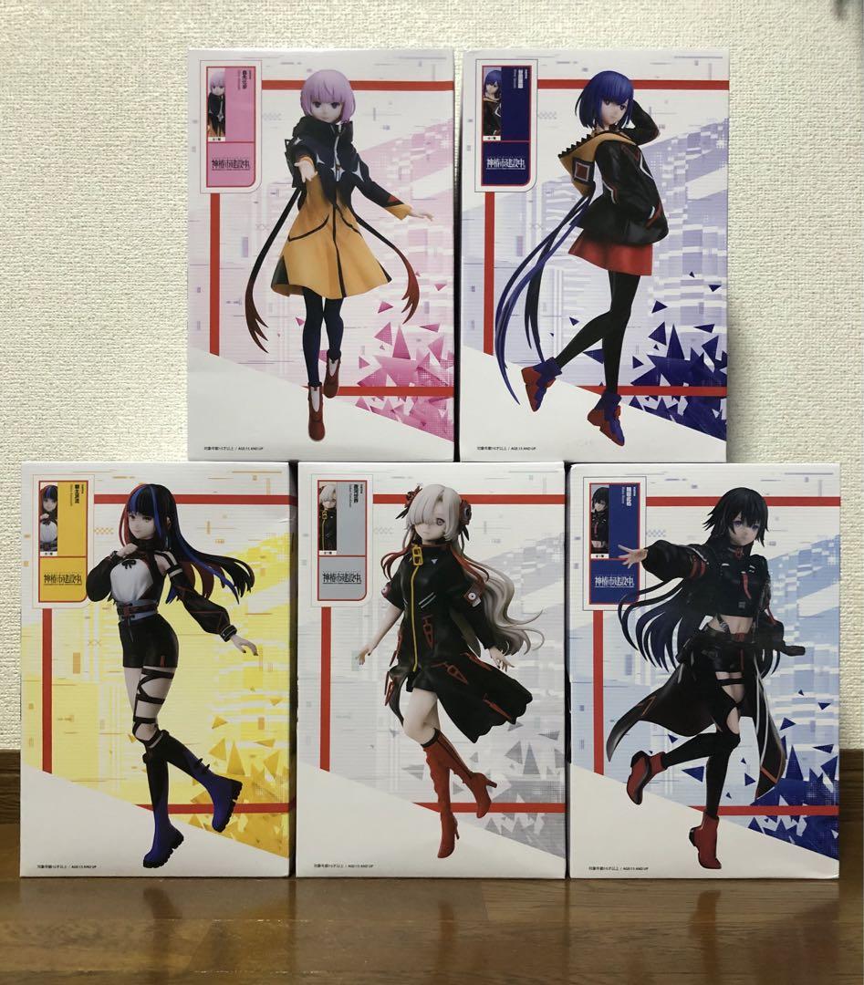 

[USED] Kamitsubaki City under construction. 1/7 scale figure, ROUND1 exclusive, 5-piece set.