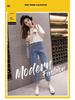 2026 New Women's High-Waisted Loose Straight Harem Jeans for Petite - Cropped Dad Pants for Spring/Summer