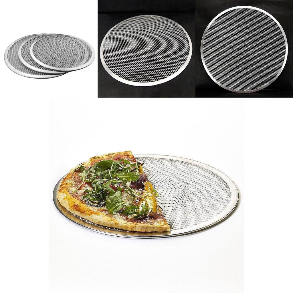 Aluminum Pizza Tray Round With Premium Material For Home Baking And Commercial Use