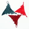 G String seksowna bielizna damska kwiatowy haft przezroczyste majtki stringi kobiece koronkowe pokusa figi z niskim stanem
