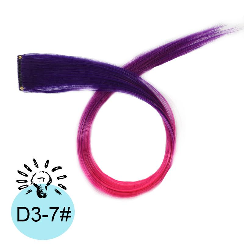 

Одна карта градиент висячие ушки краска трехцветный накладной парик BB клипса цветной парик женский синтетический парик для использования на музыкальном фестивале Хэллоуин вечеринка