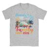 Board The Ship Its A Family Trip 2026 T Shirt Men Pure Cotton Fashion for Male TShirts Crew Neck  Tees Short Sleeve Clothes