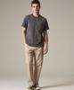 Laijeuaenbillou [Authentic] Authentic Supima 302 Loose Tapered Chino Pants Khaki