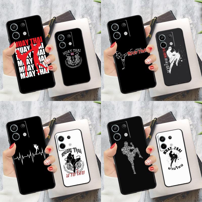 Muay Thai Tahiland Martial Art Case For Xiaomi Redmi Note 13 14 Pro 12 11 9 10 9S 10S 11S 12S Redmi 13C 10C 12C 14C Cover