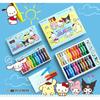 Sanrio Characters Non-Staining Crayons 24 Colors – Washable Kids Coloring Set