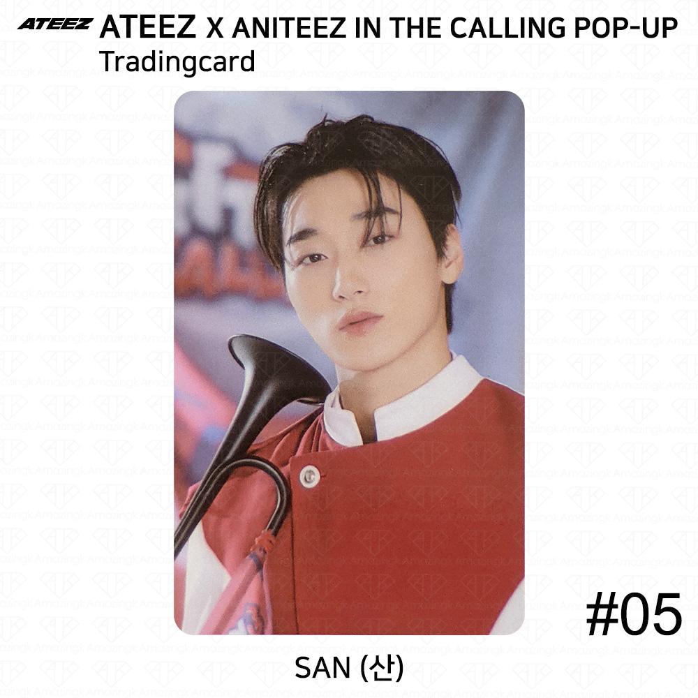ATEEZ X ANITEEZ IN THE CALLING POP-UP Unitate Carte de Colecție MD KPOP K-POP Seonghwa