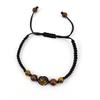 Hand-Woven Natural Crystal Bead Bracelet, Stone Beaded Bracelet, Green Dongling Agate Amethyst Bracelet B85.