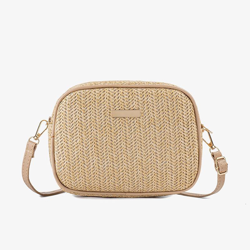 

Простые и модные женские сумки, маленькая свежая плетеная сумка через плечо, маленькая квадратная сумка, мини-сумка для мобильного телефона. хаки