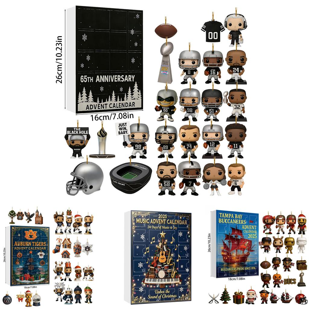 Arsenal Liverpool Fotbalový Akrylový Vánoční Slepý Box Ozdoba na Stromek s Kreslenými Postavičkami pro Sváteční Dekoraci