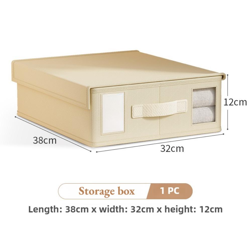 

Утолщенная одежда Органайзер брюки свитера шкафы для хранения ящики органайзер джинсы простыни и пододеяльник ящик для хранения 38x32x12cm